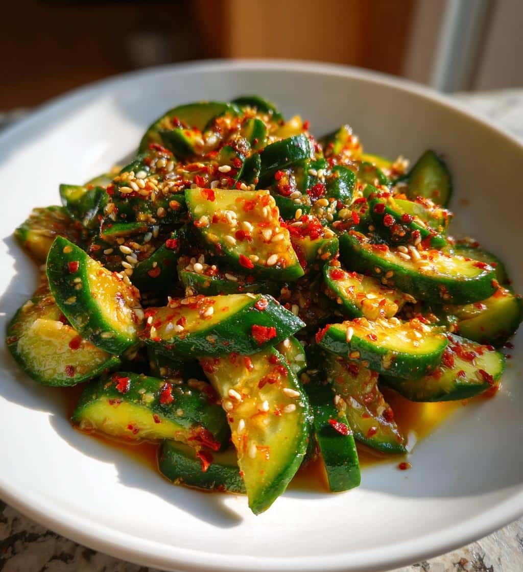 Healthy Korean Cucumber Salad