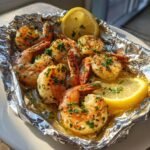 Healthy Lemon Herb Shrimp Foil Packets