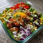 Healthy Loaded Meal-Prep Southwest Salad