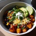 Healthy Loaded Potato Taco Bowl
