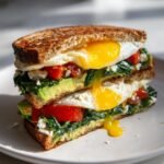 Healthy Mediterranean Breakfast Sandwich