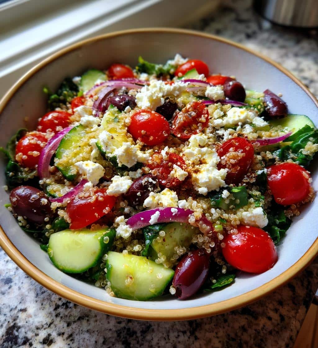 Healthy Mediterranean Superfood Salad - detail 1