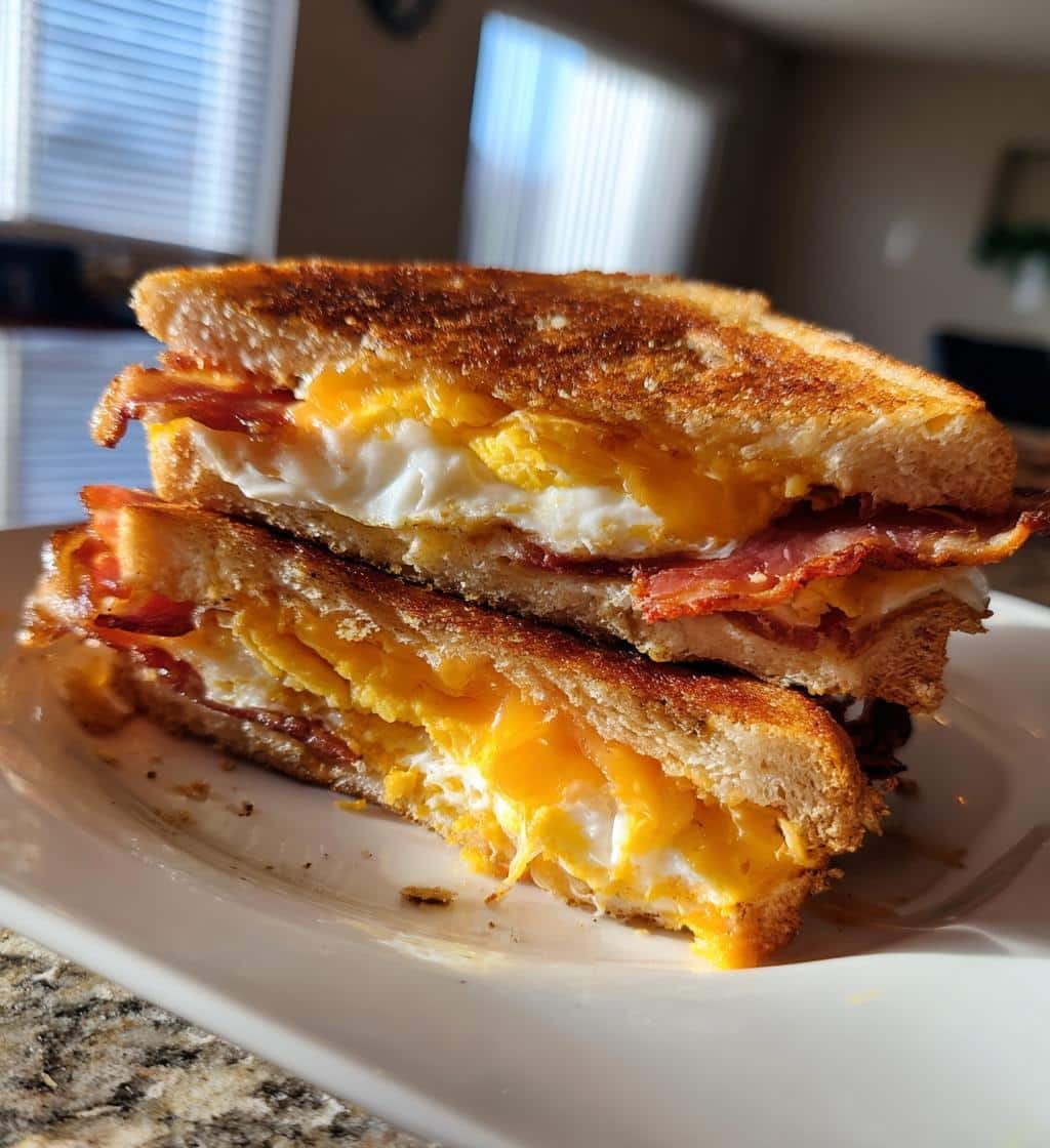 Healthy No-Carb Breakfast Sandwich - detail 1
