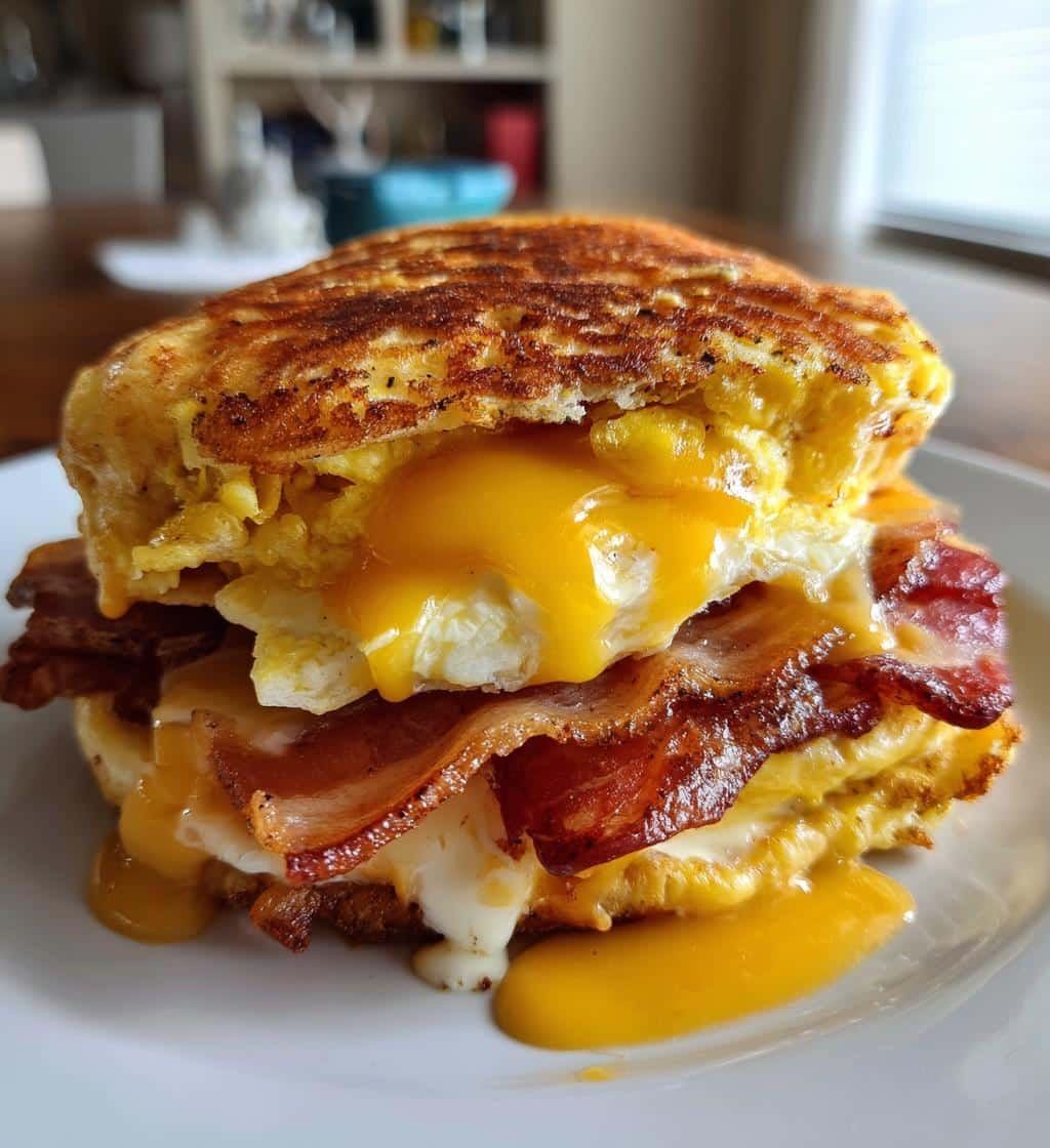 Healthy No-Carb Breakfast Sandwich
