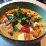 Healthy Nourishing Coconut Tofu Soup