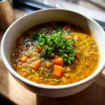 Healthy Pantry Staples Lentil Soup for meal prep