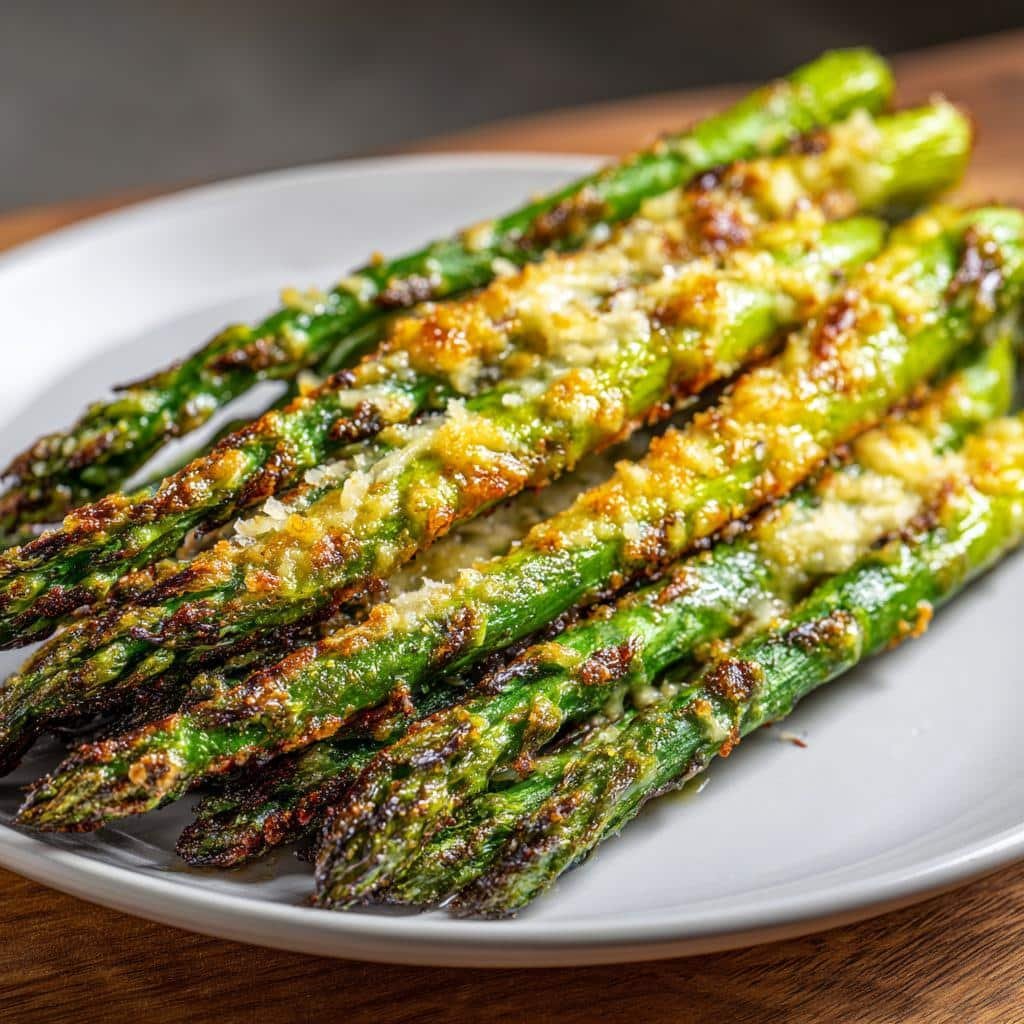 Healthy Parmesan Crusted Asparagus - detail 1