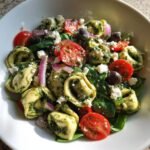 Healthy Pesto Tortellini Salad