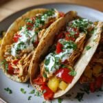 Healthy Pineapple Chicken Tacos (Crockpot)