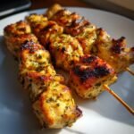 Healthy Quick Easy Lemon Chicken Skewers