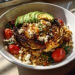 Healthy Roasted Cabbage Steak Bowl