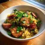 Healthy Sauerkraut & Sausage Power Bowl