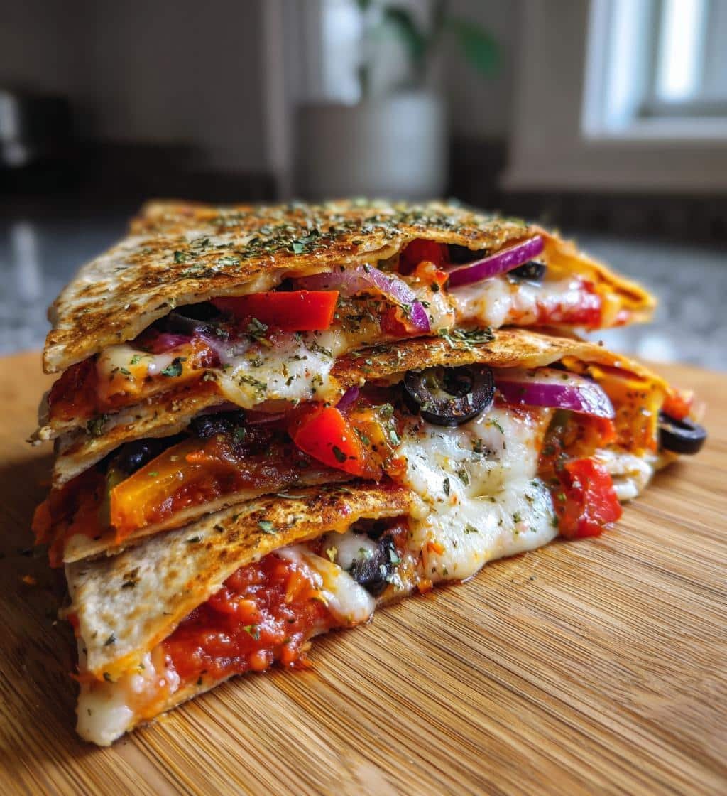 Healthy Simple Pizza Quesadillas Recipe - detail 1
