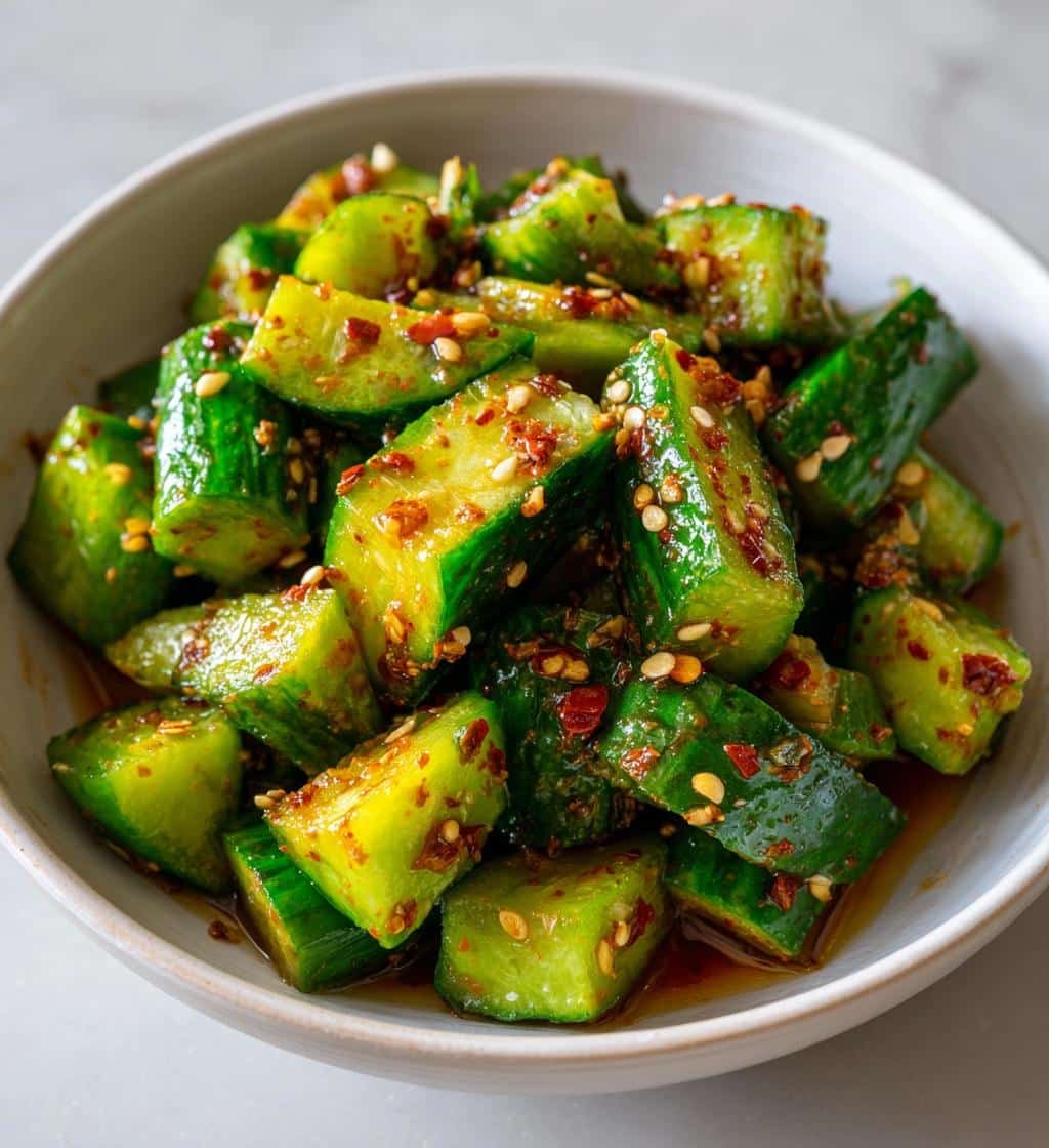 15-Minute Healthy Spicy Cucumber Salad (Smashed Cucumber) 4 Healthy Spicy Cucumber Salad (Smashed Cucumber) - detail 1