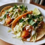 Healthy Spicy Lime Fish Tacos