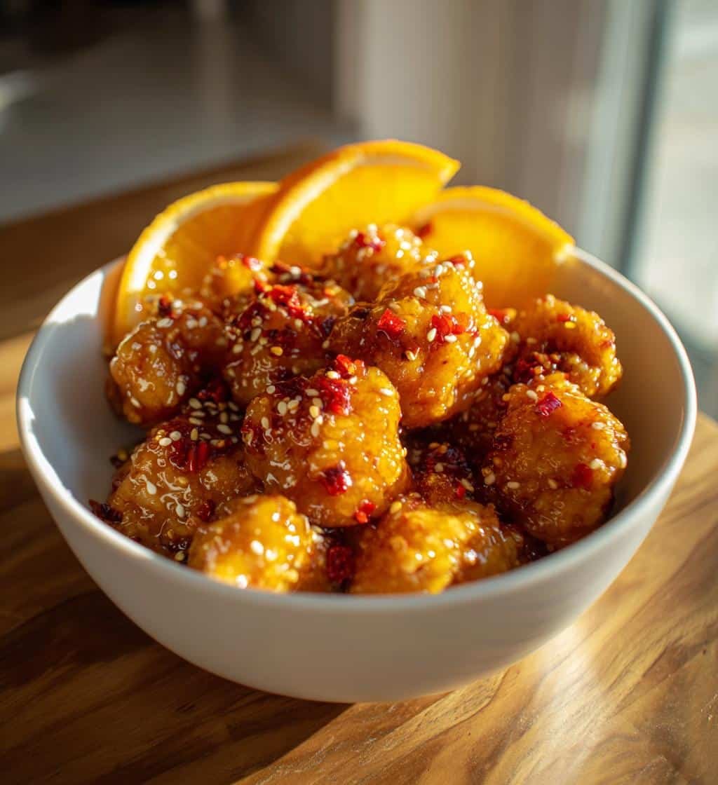 Healthy Spicy Orange Chicken Recipe - detail 1