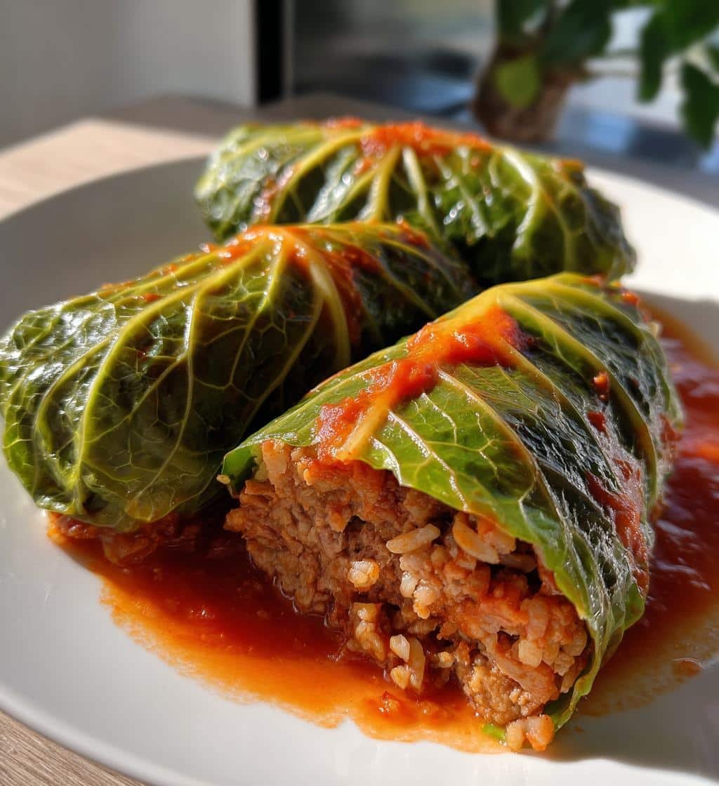 Healthy Stuffed Cabbage Rolls for meal prep