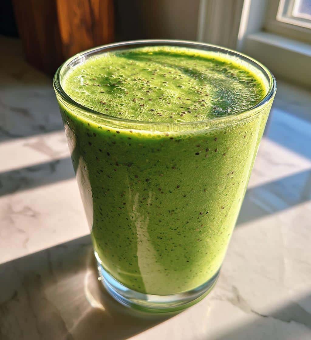 Healthy Tropical Green Smoothie