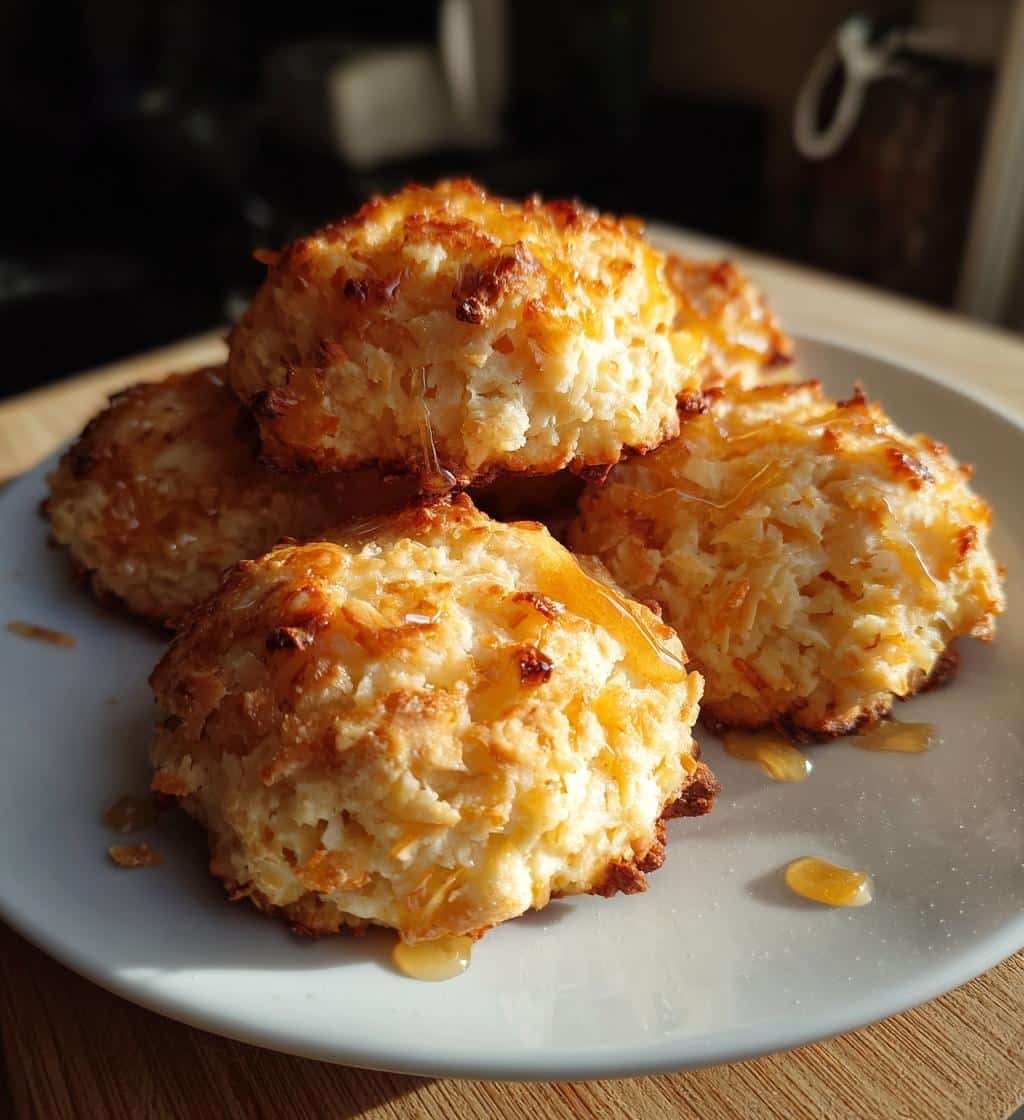 Healthy Tropical Hawaiian Pineapple Coconut Cookies - detail 1