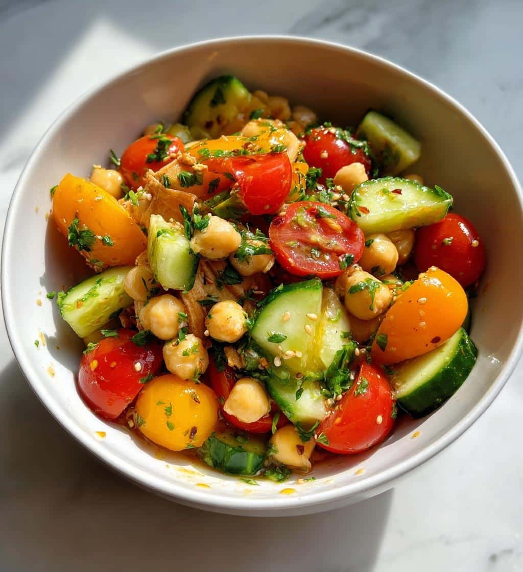 17-Minute Healthy Tuna & Chickpea Power Bowl to Fuel Your Week 4 Healthy Tuna & Chickpea Power Bowl For meal prep - detail 1