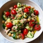 Healthy Tuna & Chickpea Power Bowl For meal prep