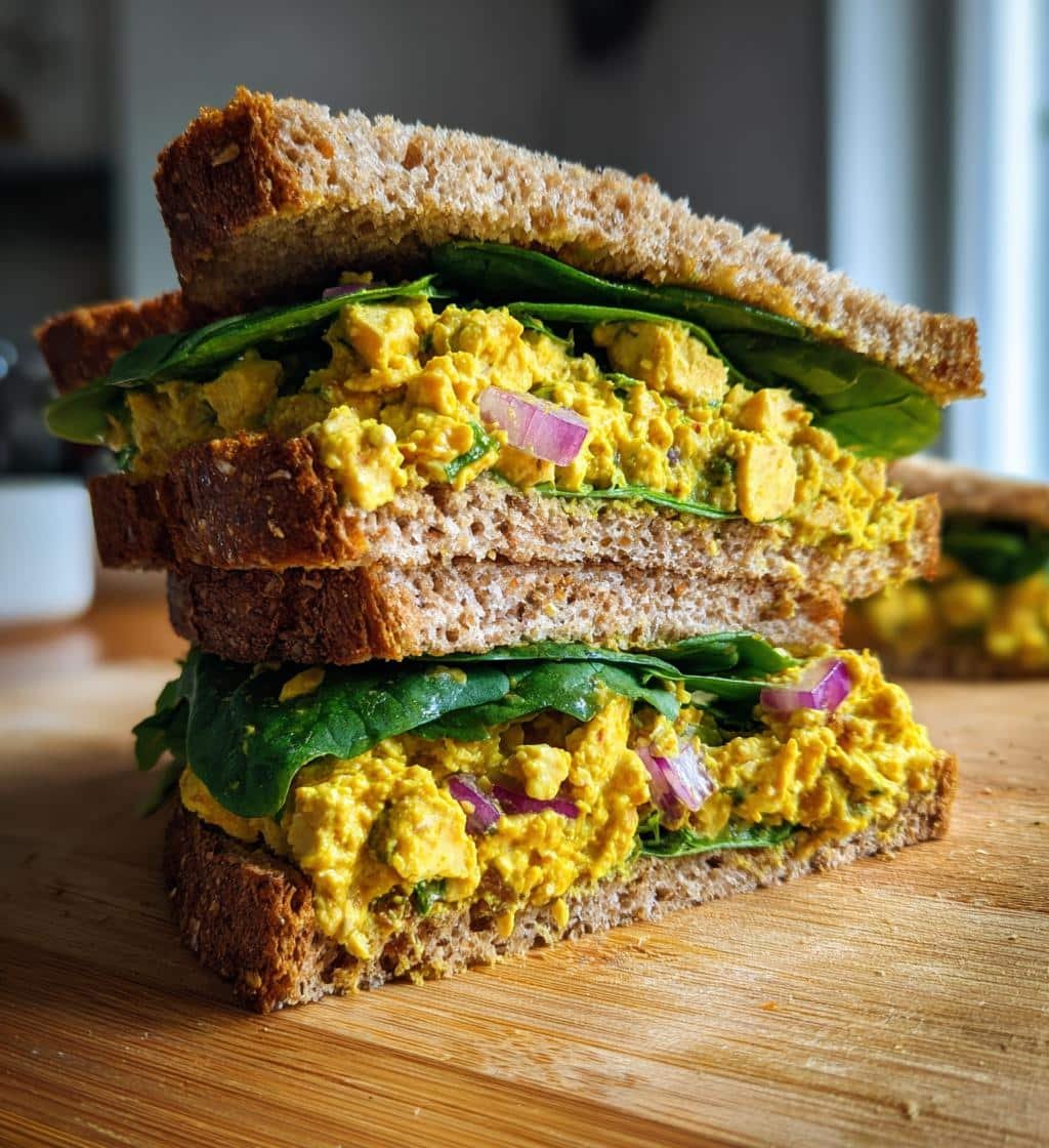 15-Minute Healthy Vegan Japanese Egg Salad Sandwich Magic 4 Healthy Vegan Japanese Egg Salad Sandwich - detail 1