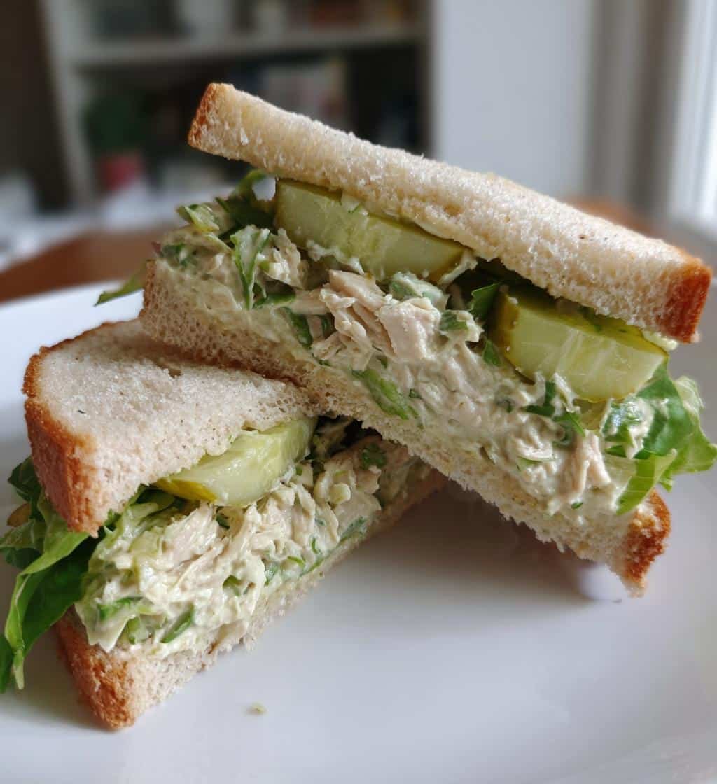 Healthy Viral Low-Carb Pickle Sandwich
